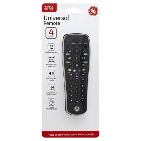 GE Remote, Universal, 4 Device (1 each) - Instacart