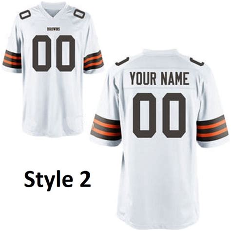 Cleveland Browns Customizable Pro Style Football Jersey – Best Sports ...