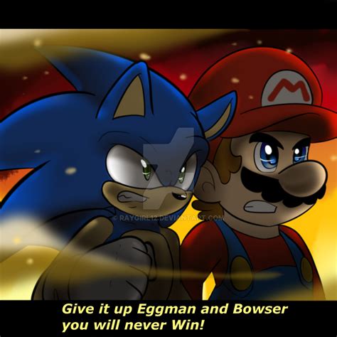 Mario and sonic by BaconBloodFire on DeviantArt | Sonic, Nintendo super ...