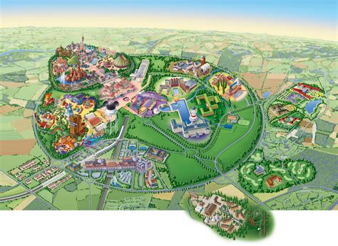 Map of the whole park, Disneyland Paris | Disneyland paris, Disneyland, Disney paris