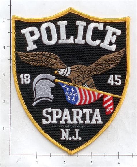 New Jersey - Sparta Police Patch – Police And Fire Surplus