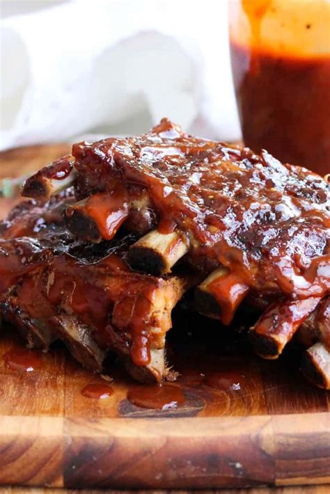 Easy Homemade BBQ Sauce | Recipe | Rib recipes, Pork rib recipes, Bbq ...