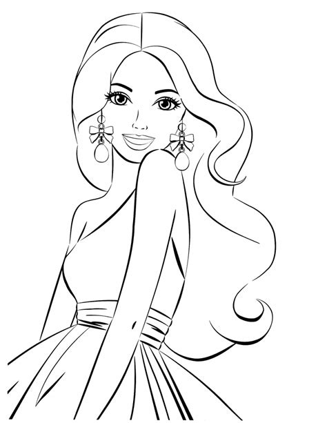 Barbie Drawing at GetDrawings | Free download