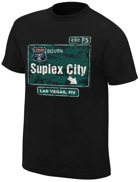 Brock Lesnar WWE Suplex City Las Vegas Shirt | FighterXFashion.com