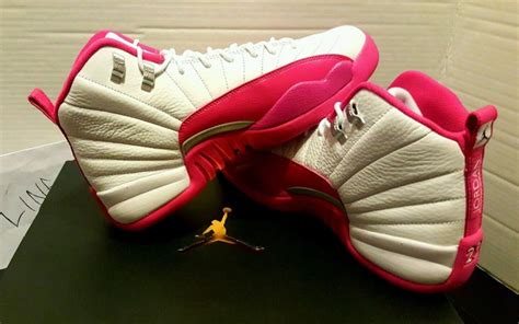 Air Jordan 12 GS White Dynamic Pink Release Date - Sneaker Bar Detroit