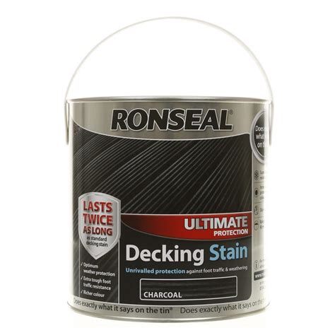 Ronseal Ultimate Decking Stain Charcoal 2.5L