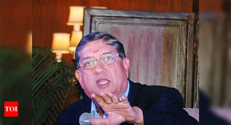 N Srinivasan: Led by former president N Srinivasan, BCCI men meet to ...