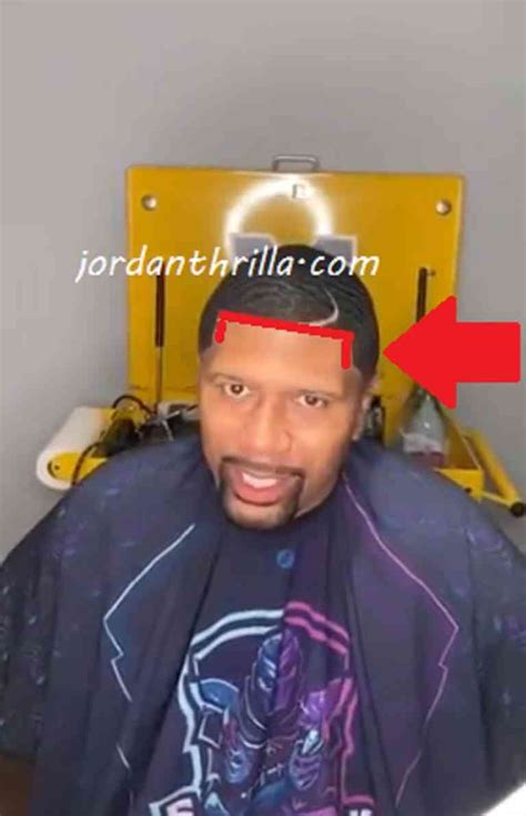 Jalen Rose Spray Paint Hairline Goes Viral After "Game Day Crisp" Video - JordanThrilla