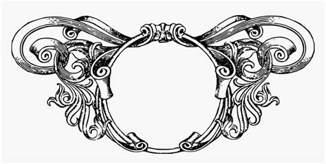 Vintage Ornate Circle Frame - Sadi Card Logo Png, Transparent Png - kindpng