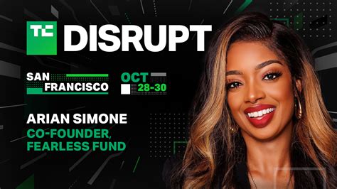 Fearless Fund's Arian Simone coming to Disrupt 2024 | TechCrunch