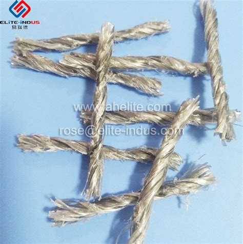 China High Strength Concrete Additives PP Twist Fiber - China PP Twist Fiber, PP Fibre Bunchy