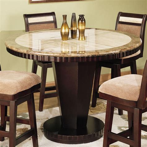 Round High Top Table Set - Ambassador Round Bar Table Set Hillsdale ...