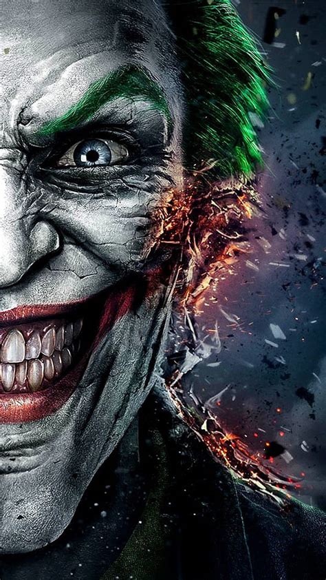 Joker Injustice, batman, danger, evil, face, flame, ghost, movie, scary ...