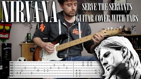 Nirvana - Serve the servants - Guitar cover with tabs - YouTube