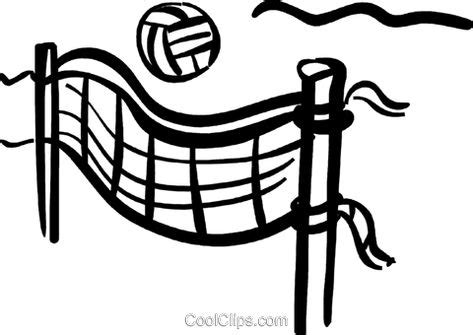 volleyball net Royalty Free Vector Clip Art illustration vc032421 ...