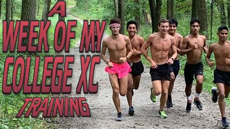 A Week Of My College Cross Country Training - YouTube