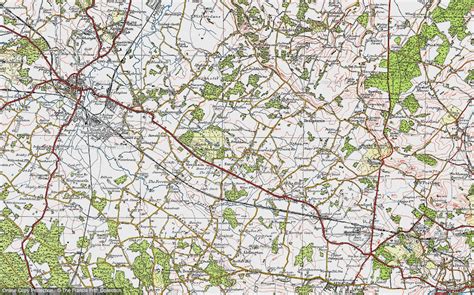 Historic Ordnance Survey Map of Ridgeway, 1921