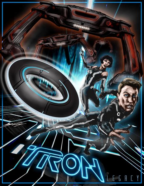 TRON Legacy poster art by gforrydesign on DeviantArt