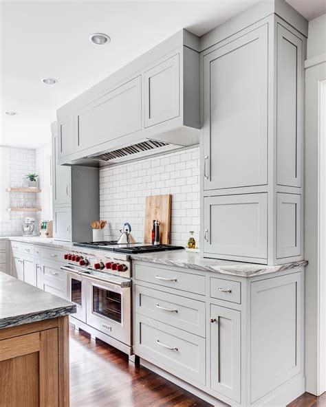 Cabinet color is Benjamin Moore Coventry Gray | Kitchen remodel small, Kitchen remodel, Light ...