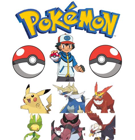 Ash Ketchum Pokemon team (Unova) by spencerble on DeviantArt