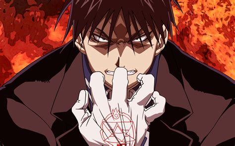 Roy Mustang HD Wallpaper - Fullmetal Alchemist Anime Art