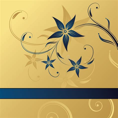 420+ Gold blue floral background Free Stock Photos - StockFreeImages