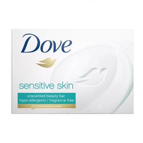 Dove Sensitive Skin Unscented Hypoallergenic Beauty Bar Soap, 3.75 Oz - myotcstore.com