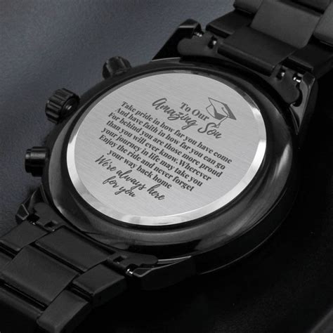 Engraved Graduation Gift for Son Watch Popular Grad Gift for - Etsy