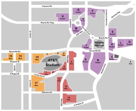 Att Stadium Parking Map - Maping Resources