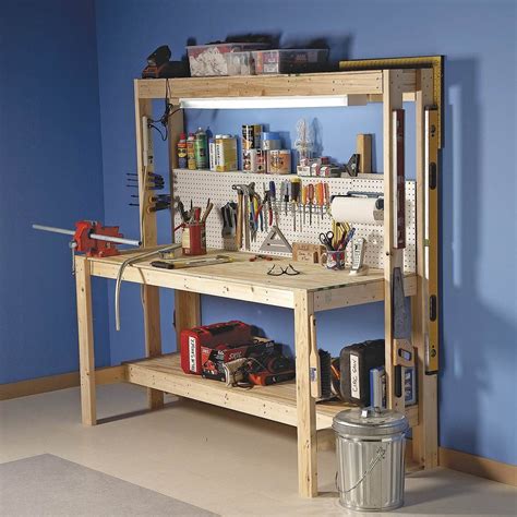 Family handyman simple workbench ~ Make a workbench out of wood