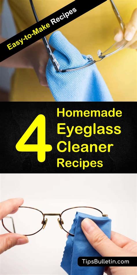 4 Homemade Eyeglass Cleaner Recipes