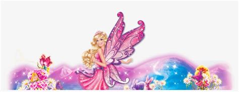 Explore Header Fairy Background - Barbie Invitation Template Blank PNG ...