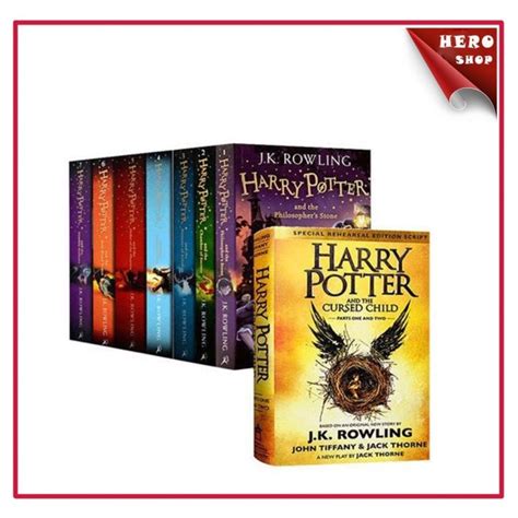 COD 【8 Books Set】【Hardcover】Harry Potter English Novel Read Story Book Fiction Kids Adult ...