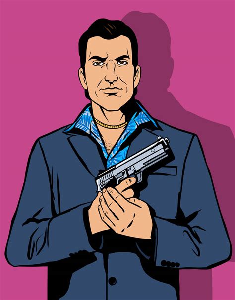 Tommy Vercetti Painting Style Artwork by Old-Jankins on DeviantArt