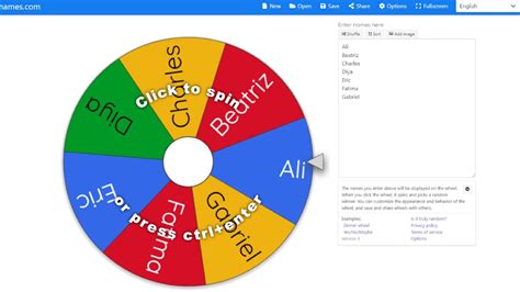 How to use Wheel of Names to create your own online raffle UPDATE ...