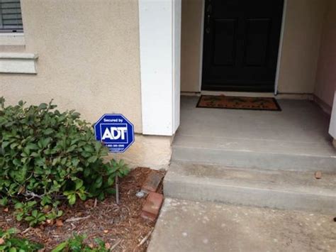 ADT yard sign | Home security systems, Home security, Yard signs