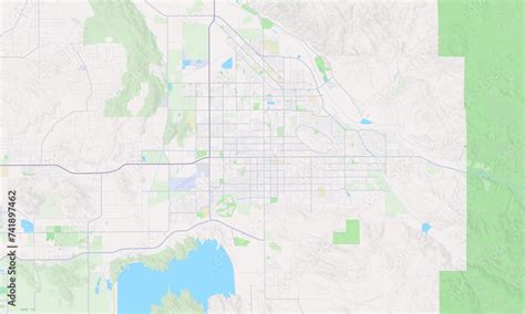 Hemet California Map, Detailed Map of Hemet California Stock ...