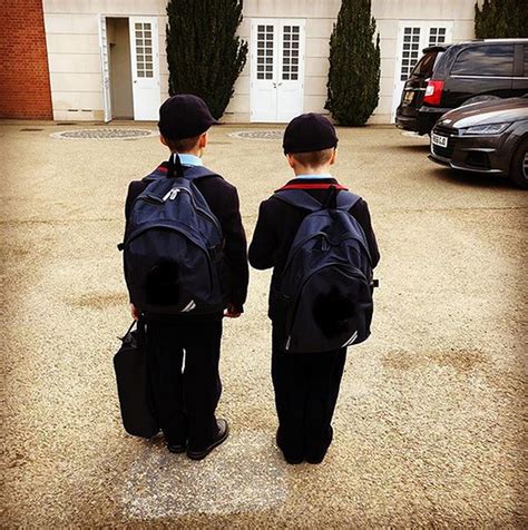 Elton John's Sons Head Back to School in Adorable Photo