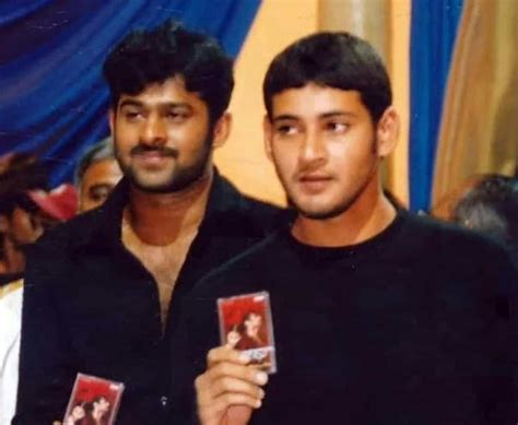 Rewind- Mahesh And Prabhas At Varsham Audio Launch