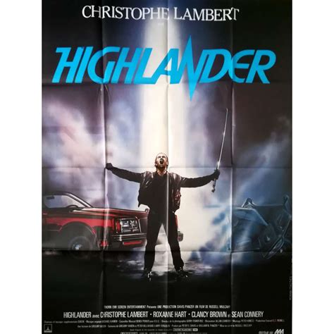 HIGHLANDER Movie Poster 47x63 in.