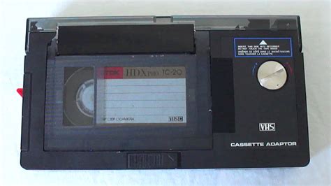 VHS-C Tapes - the bridge generation between the huge VHS cameras and the compact digital ones ...