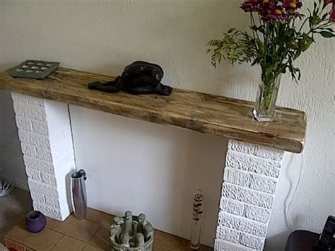 Rustic Reclaimed Wooden Mantel Beam - DRIFTWOOD INTERIORS