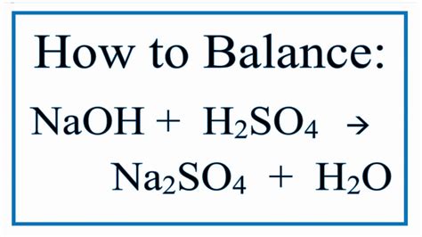 Hydrochloric Acid And Sodium Hydroxide Balanced Equation | Dede Wallq