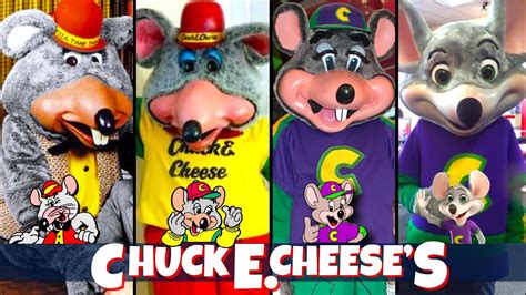 Evolution Of Chuck E Cheese Chuck E Cheese Character History Otosection ...