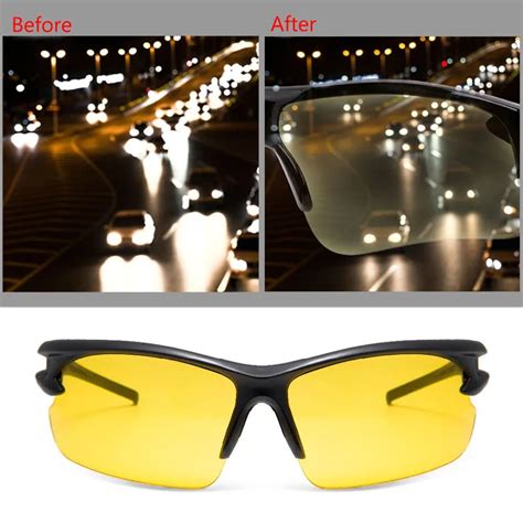 Night Vision Glasses Anti glare Driving Glasses Outdoor Drivers Night ...