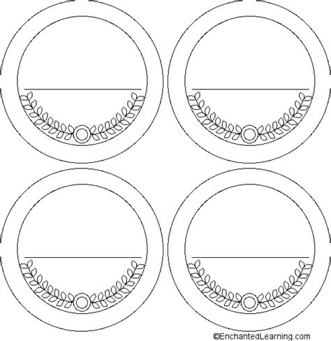 Medal Templates - EnchantedLearning.com