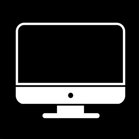 Desktop Computer Icon 569443 Vector Art at Vecteezy