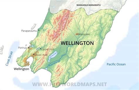 Wellington Region Maps, NZ