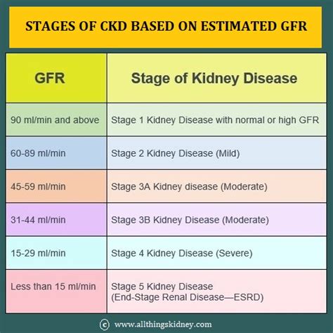 Glomerular Filtration Rate (GFR) - All Things Kidney ~ Official