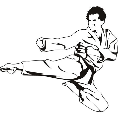 Karate Fighters Drawings - ClipArt Best